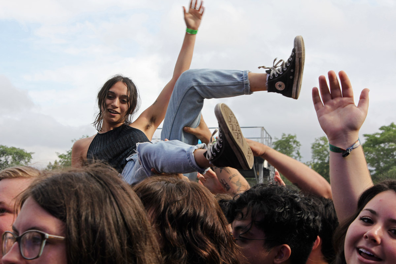 The crowd during Twin Peaks